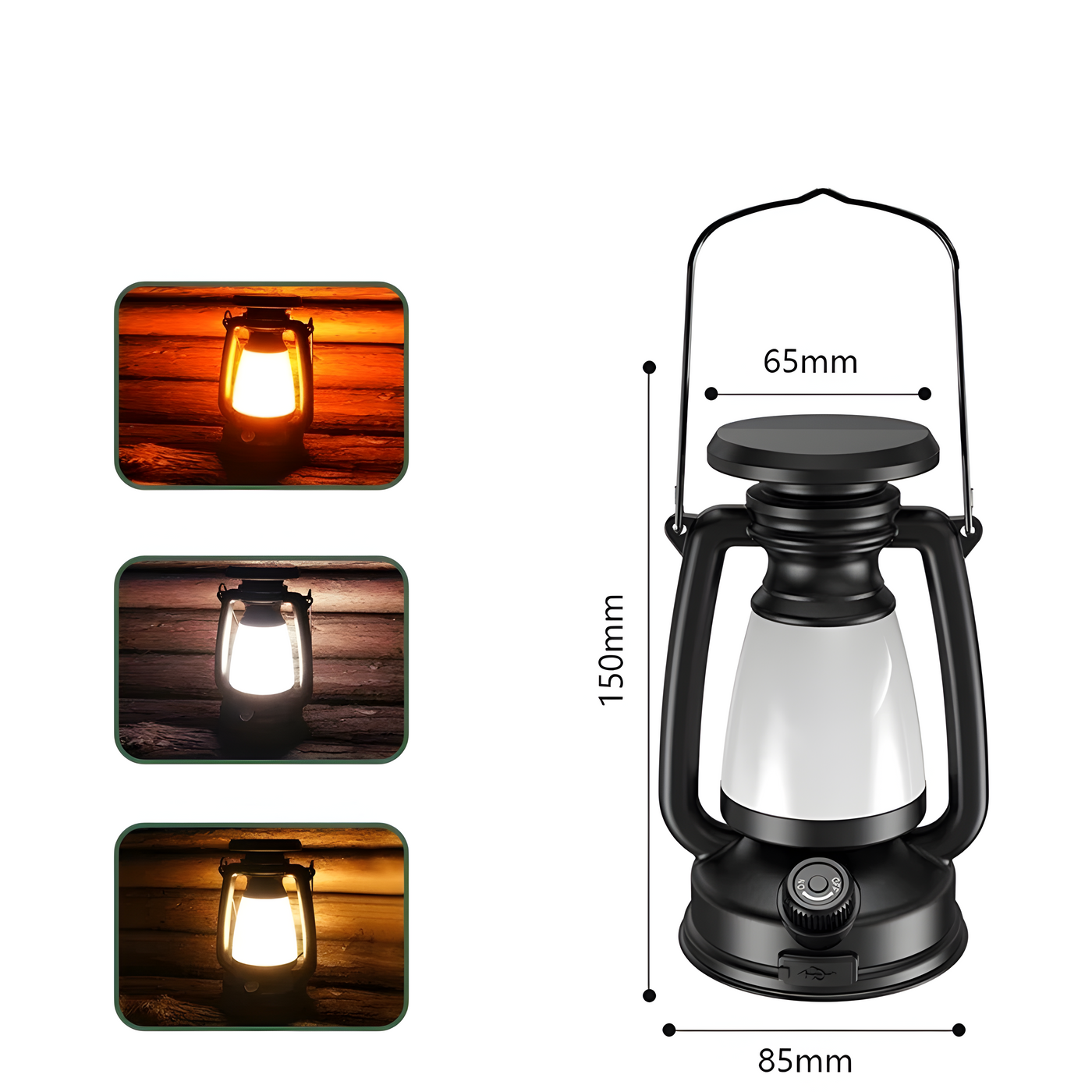 TrailBlazer Light - 3 Beleuchtungsmodi USB-Lade Campinglampe