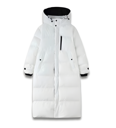 Cosette - Wasser- und winddichte lange Daunenjacke