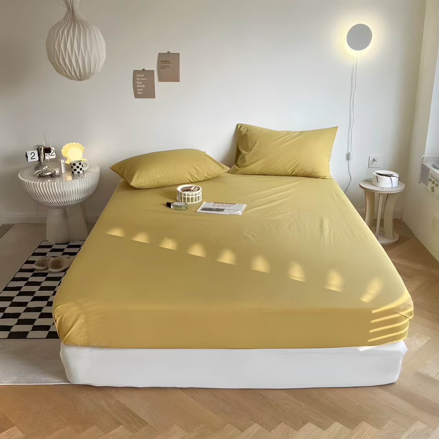 IvoryHaven Bedding - Gewaschene Baumwolle Bettlaken