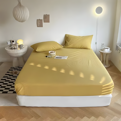 IvoryHaven Bedding - Gewaschene Baumwolle Bettlaken