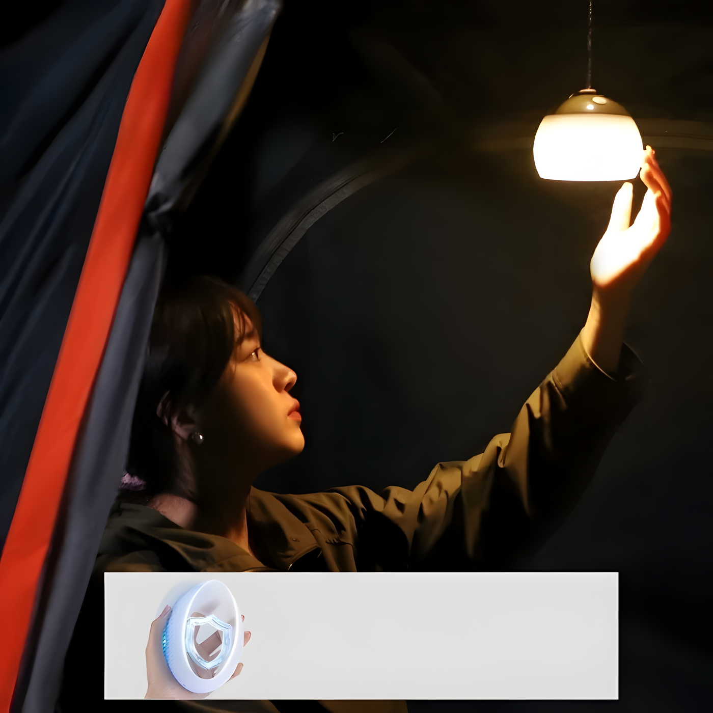 GlowTrek - LED-Hängelampe, Wiederaufladbar