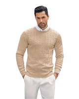 Theo – Casual Pullover für Herren in Khaki