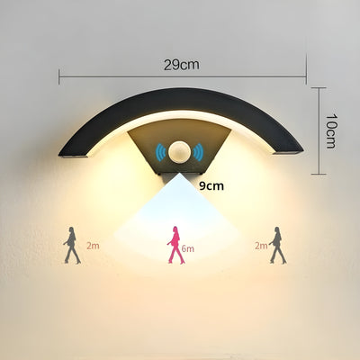 SafeGlow Light - Wasserdichte LED-Wandlampe mit Menschenerkennung