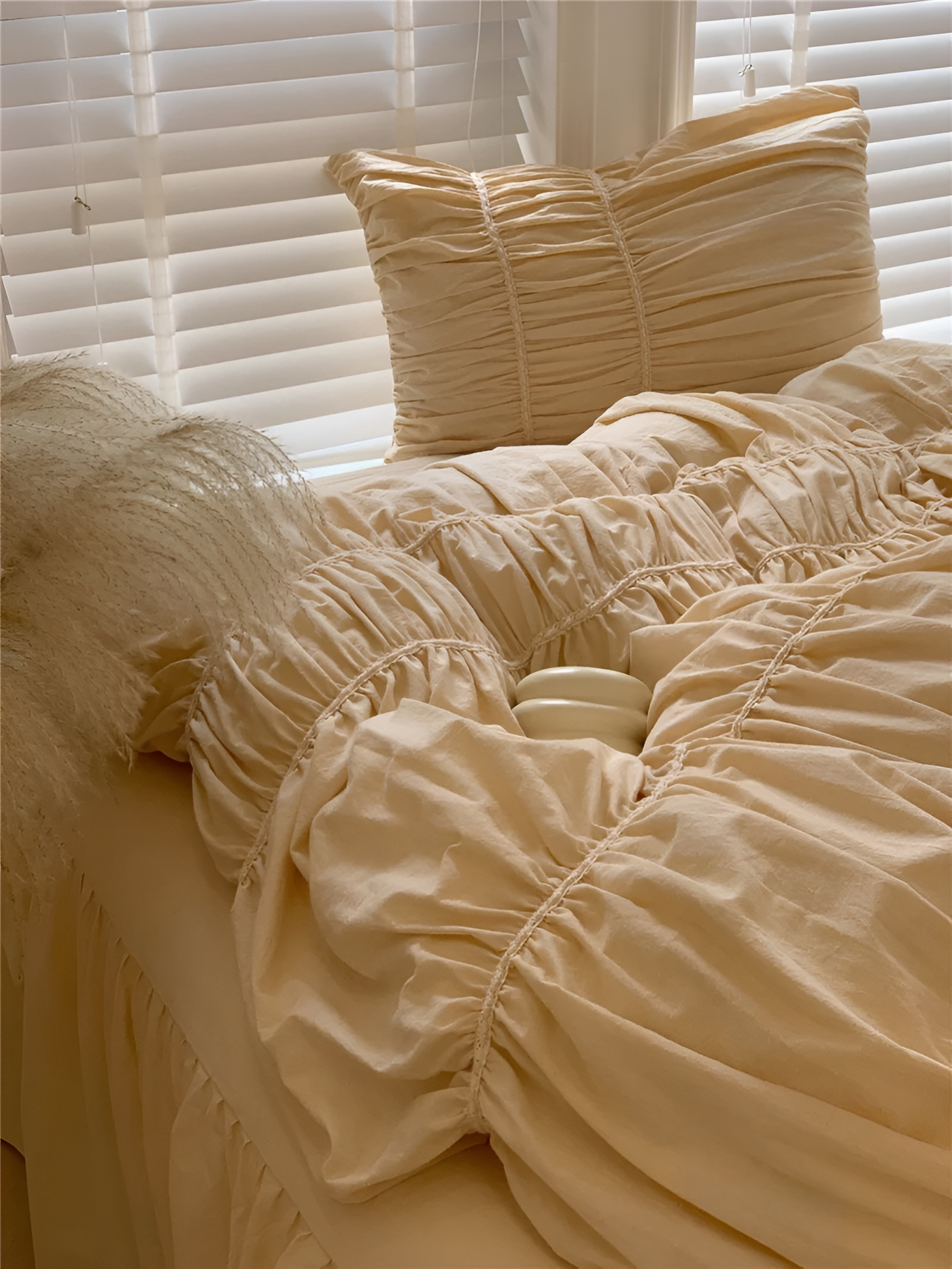 EtherealLuxe Bettwaren - Royal Beige Bettwäscheset