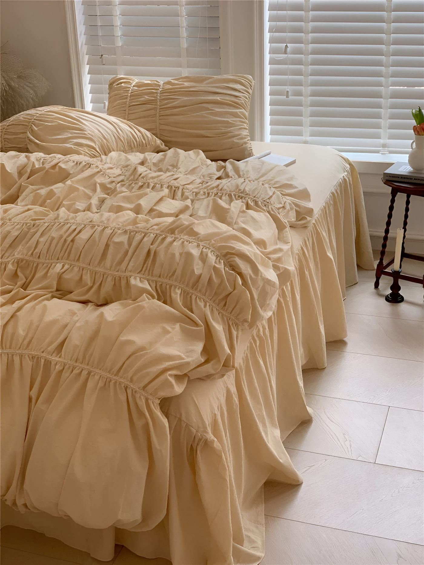 EtherealLuxe Bettwaren - Royal Beige Bettwäscheset