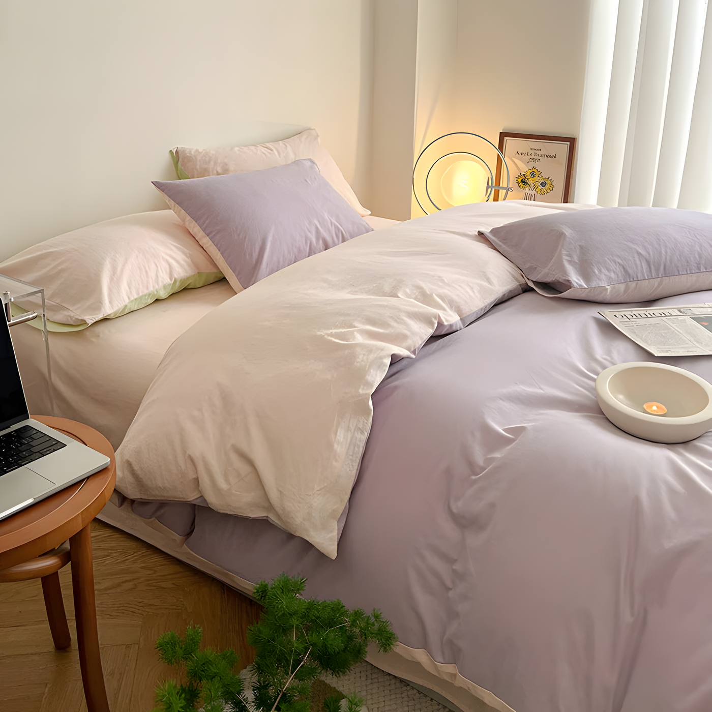 SunriseDream Set - Weich Duo Farbig Bettwaren-Set