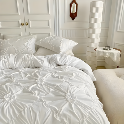 DiamondLuxe Duvet Set - Luxuriöse Diamantmuster Bettwäsche