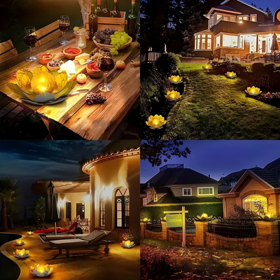 GlowPetal - Solar LED Lotusblumenleuchte