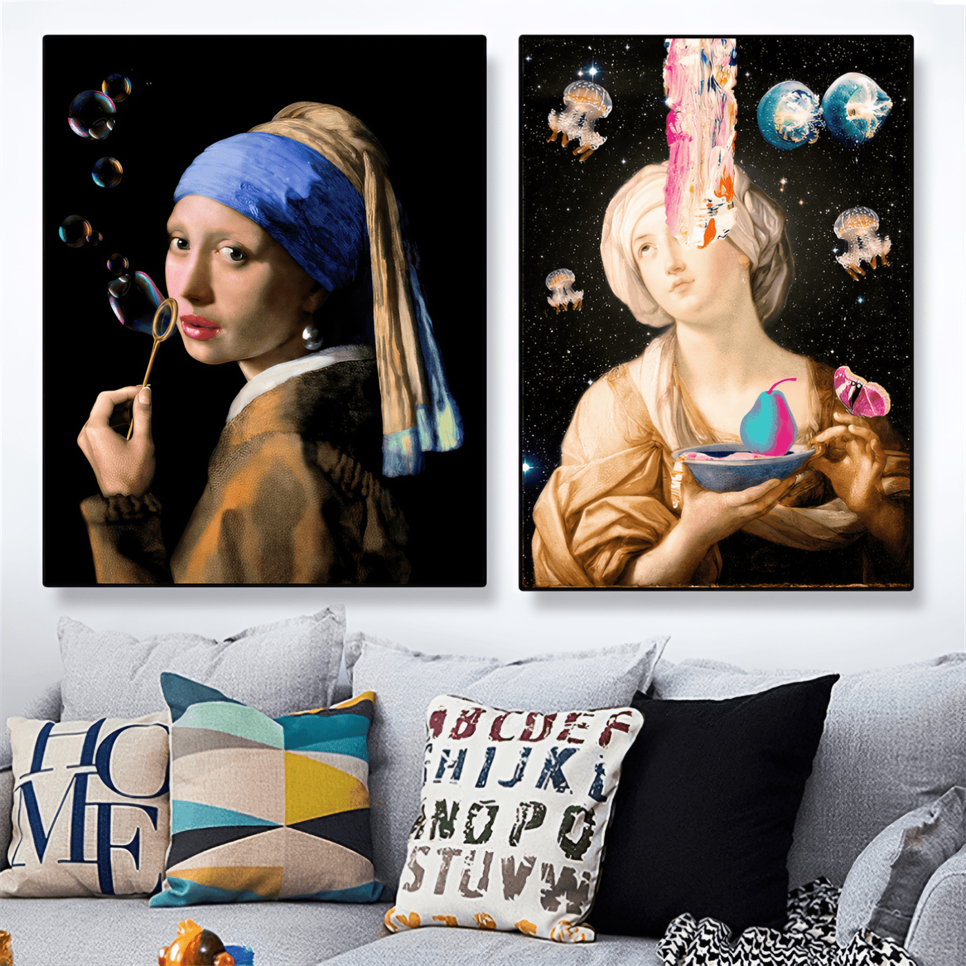 VINTAGE REMIX KUNST | WANDDEKO