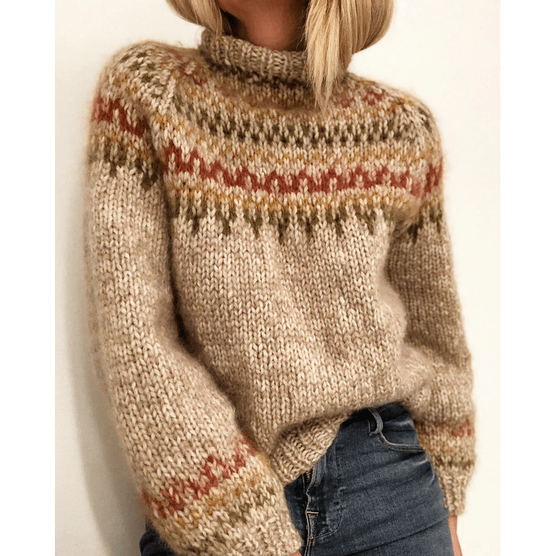 Valentina | Stilvoller Warmer Rollkragenpullover
