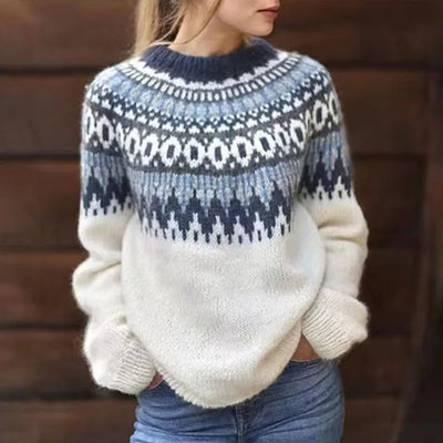 Valeria | Zeitloser Eleganter Vintage Strickpullover