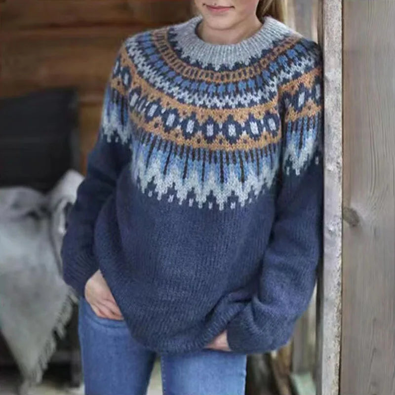 Valeria | Zeitloser Eleganter Vintage Strickpullover