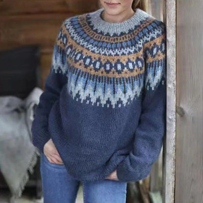 Valeria | Zeitloser Eleganter Vintage Strickpullover