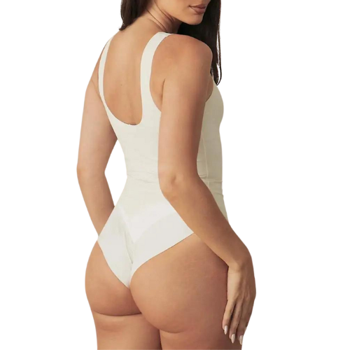 Formaxi | Figurformender Damen Body Schwarz Slim Fit