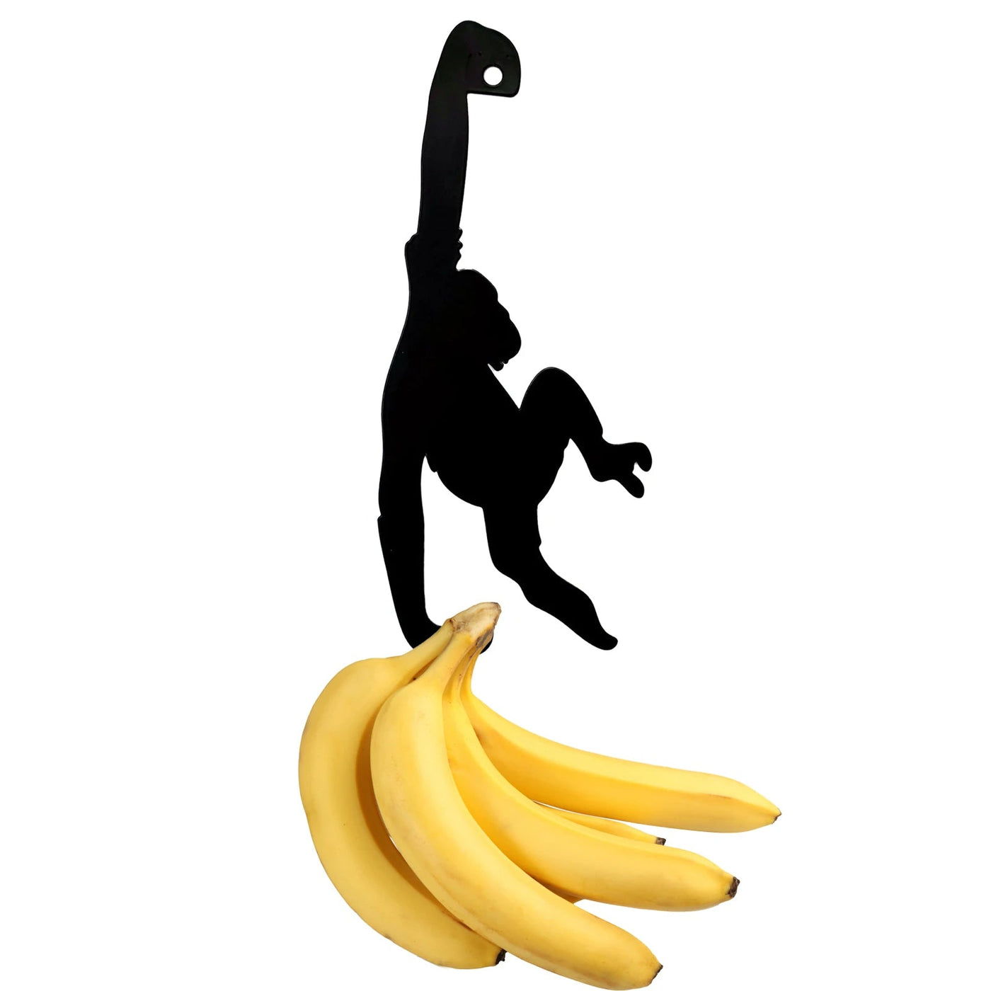 Verspielter Affen-Bananenhalter