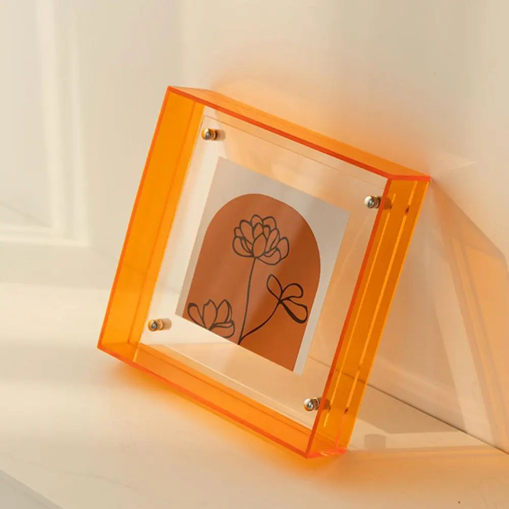 Vibrant Colored Acrylic Photo Frame – Auffällige Wohnkultur