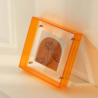Vibrant Colored Acrylic Photo Frame – Auffällige Wohnkultur