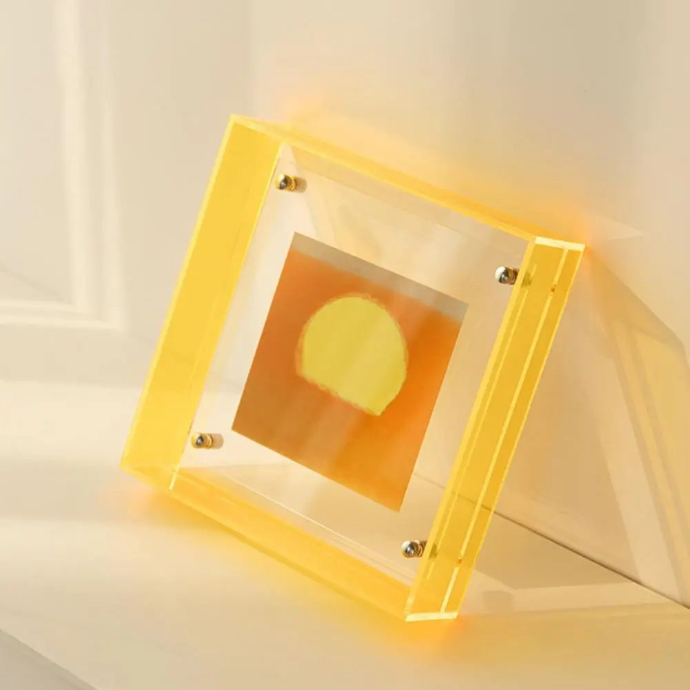 Vibrant Colored Acrylic Photo Frame – Auffällige Wohnkultur