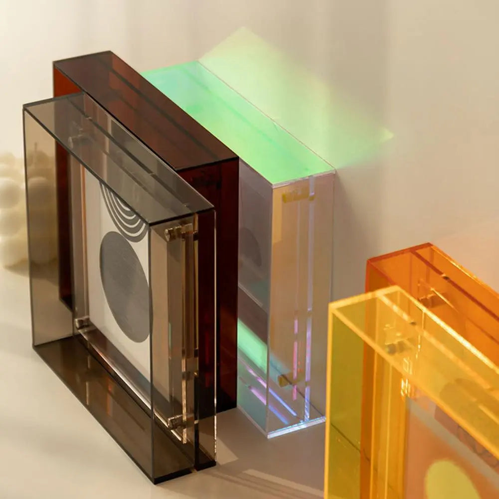 Vibrant Colored Acrylic Photo Frame – Auffällige Wohnkultur
