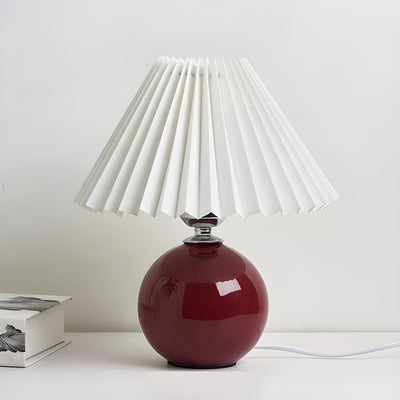LumiPleat Lampe – Vintage Falten-Tischlampe