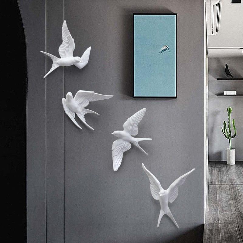 Vogelaugen Wanddekoration