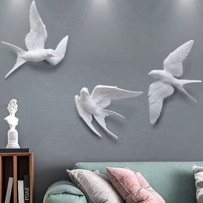 Vogelaugen Wanddekoration