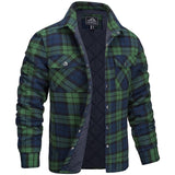 Darius | Herren-Holzfällerjacke im karierten Design in Vert