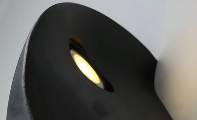 NoirLume Light - Minimalistische halbkreisförmige LED-Wandleuchte