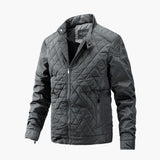 Elegante Übergangs Steppjacke für Herren in Grau