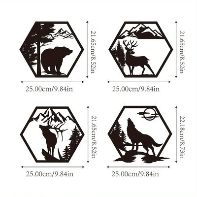 Waldwildtiere Wandrahmen