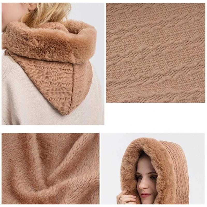 WarmHoodie - Fleece Schal