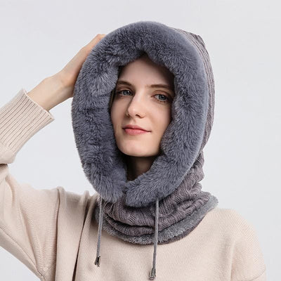 WarmHoodie - Fleece Schal