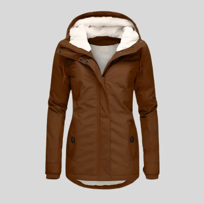 Wasserdichte Winterjacke mit praktischer Kapuze