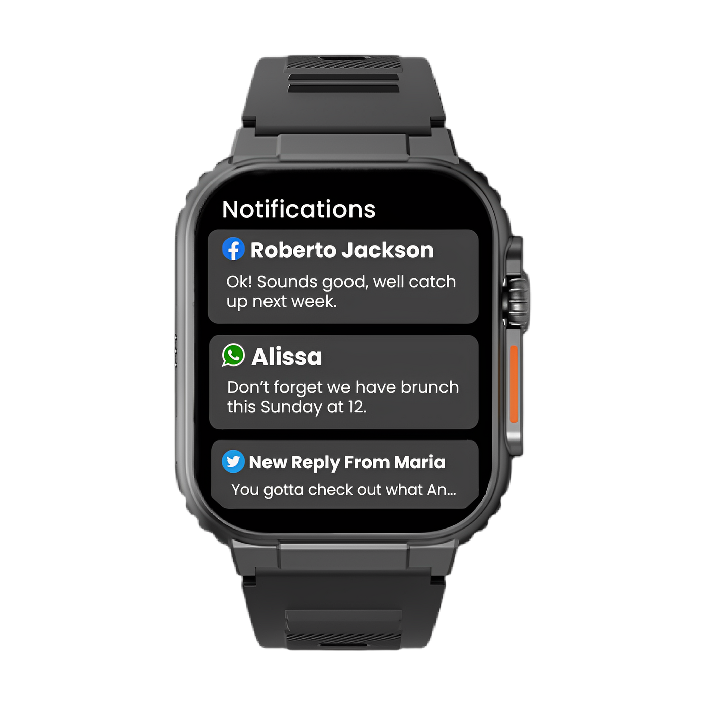 Wasserdichtes Bluetooth-Fitnessarmband Smart Uhr