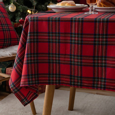 Weihnachtsfeier Traditionelle Schottische Karos Tischdecke