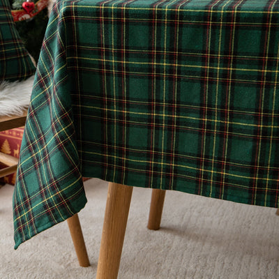 Weihnachtsfeier Traditionelle Schottische Karos Tischdecke