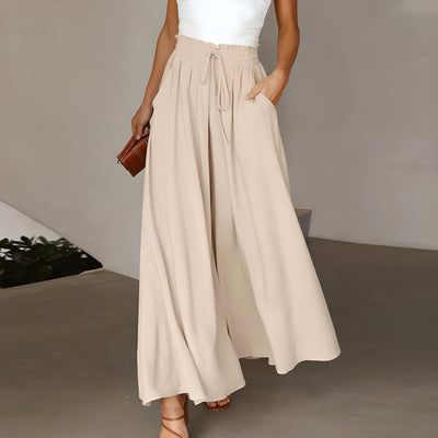 Weite Hose mit Hohem Bund für Eleganz
