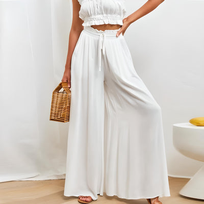 Weite Hose mit Hohem Bund für Eleganz