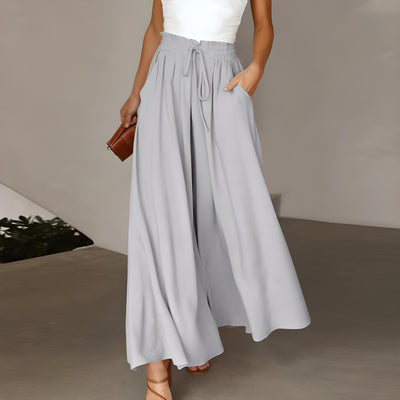 Weite Hose mit Hohem Bund für Eleganz