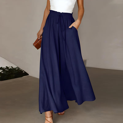 Weite Hose mit Hohem Bund für Eleganz
