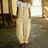 Tau™ Latzhosen-Stil Jumpsuit mit funktionalen Taschen in Gelb