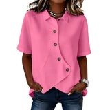 Frida | Leinenmix-Hemdbluse (1+1 GRATIS) in Rosa