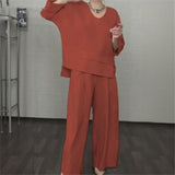 Valenne™ Premium Set aus Baumwoll-Leinen mit modernem Design in Rot