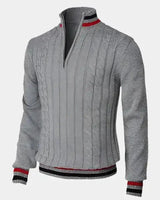 William | Herren Rundhals Basis-Pullover – Basic Pullover Herren in Dunkelgrau