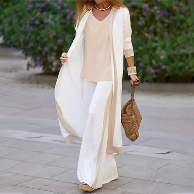 Lässiges Westen-Trainingsanzug-Set