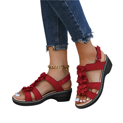 Freja Gepolsterte Ausrichtungs-Slipper – Stützende keilförmige Sandalen