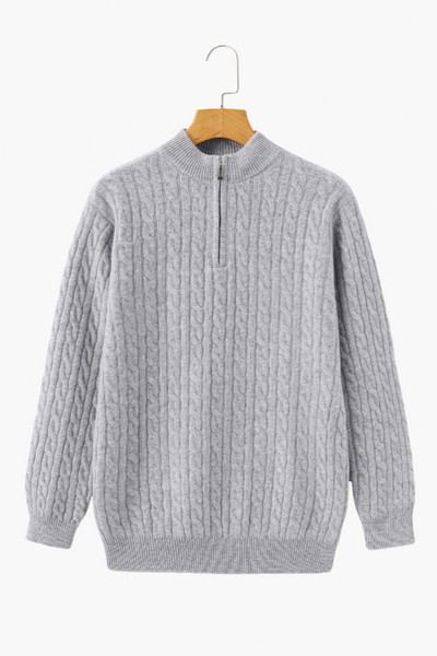 Woven Half Zip