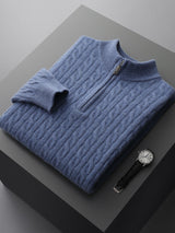 Kaschmir Pullover in Blau