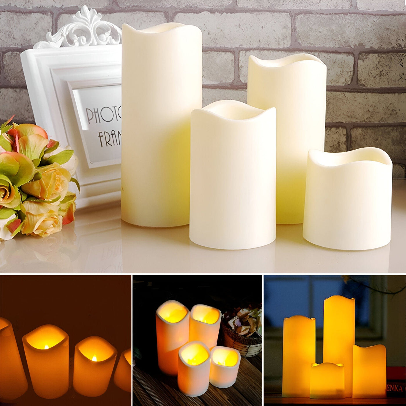 Zylindrische Flackernde Flameless Elektronische Kerze