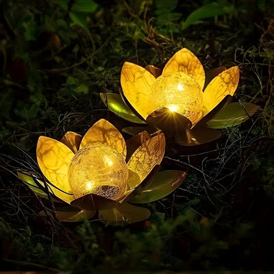 GlowPetal - Solar LED Lotusblumenleuchte